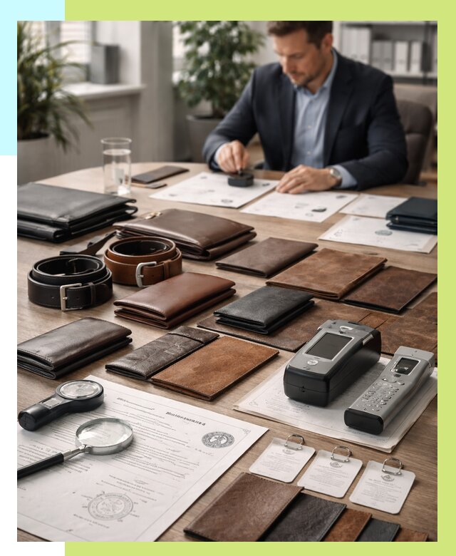 Сертификация кожаных изделий в Ельце от 12322 р. | Алешин-Елц