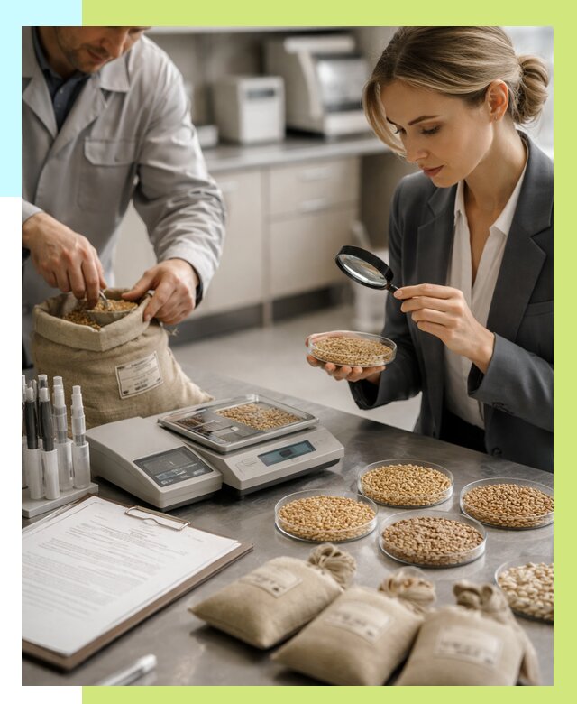 Сертификация зерна в Ельце по цене от 15402 р. | Алешин-Елц