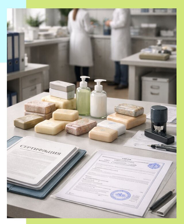 Сертификация мыла и сертификат на мыло в Ельце от 12322 | Алешин-Елц