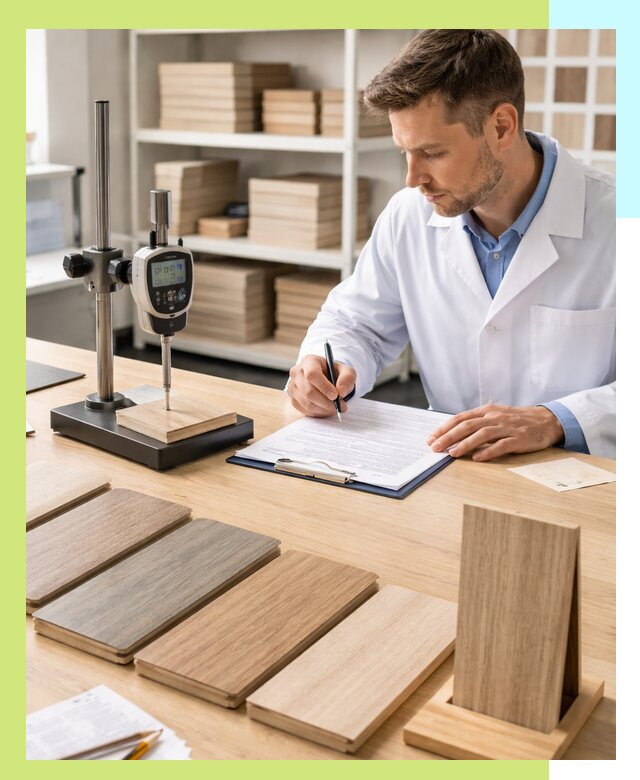 Сертификация ламината с испытаниями и оформлением документов в Ельце