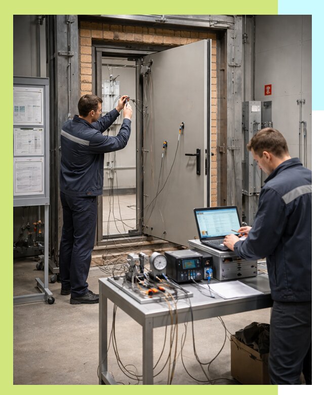 Сертификация противопожарных дверей в Ельце по ГОСТ и ТР