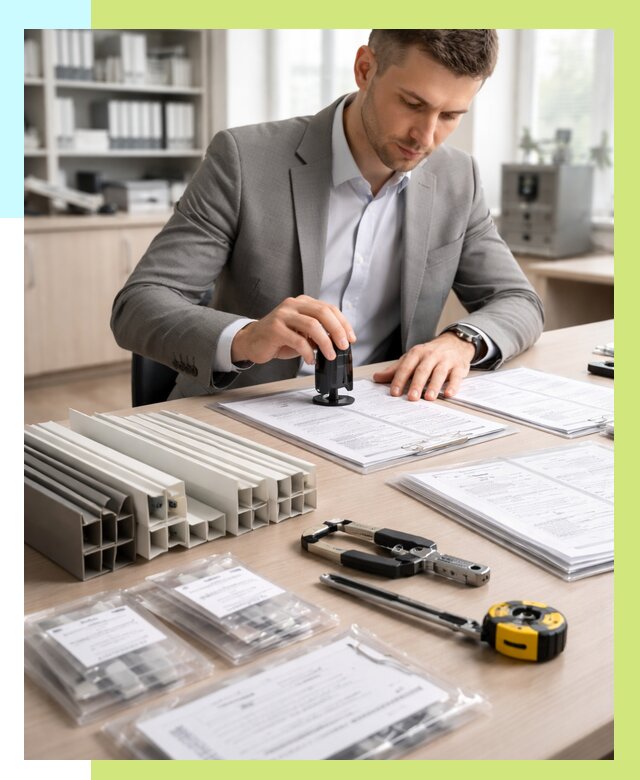 Сертификация ПВХ продукции в Ельце от 8728 р., Алешин-Елц