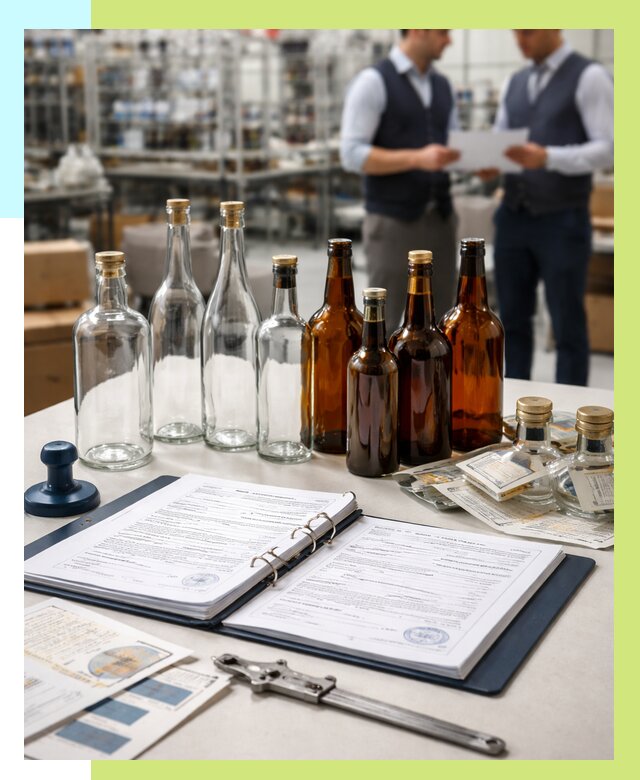 Сертификация стеклянных бутылок в Ельце от 25670 р. | Алешин-Елц