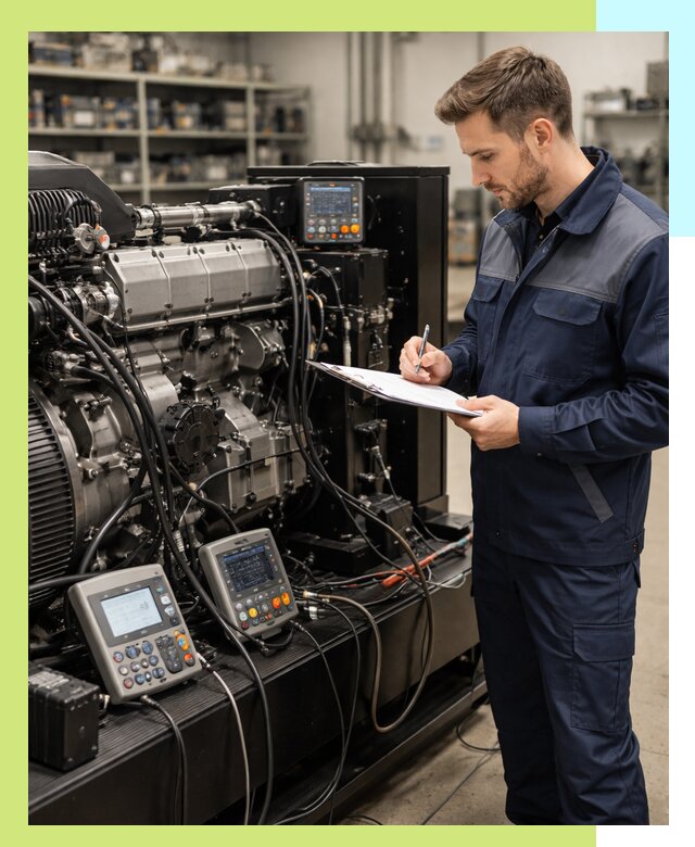 Сертификация дизельных генераторов и их оборудования в Ельце