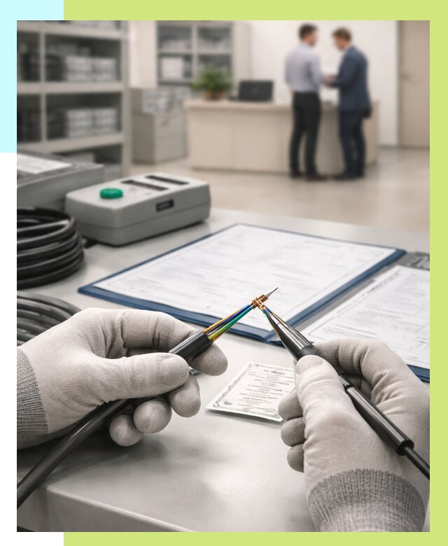 Сертификация провода в Ельце от 18482 р. в Алешин-Елц