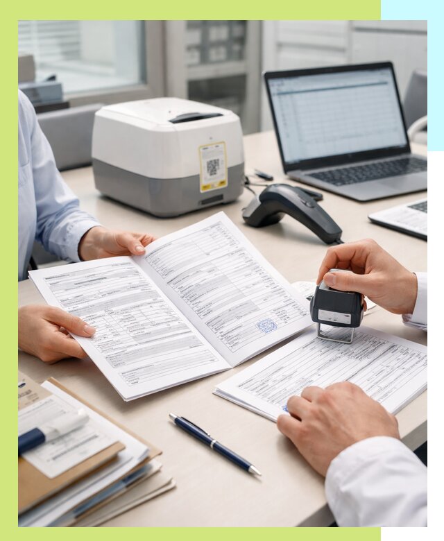 Оформление паспорта на товар и сопроводительных документов в Ельце