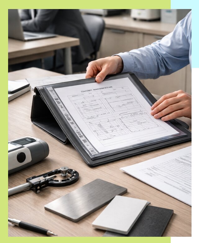 Оформление паспорта материала для продукции в Ельце