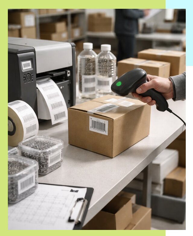 Штрихкодирование продукции и маркировка для продажи в Ельце