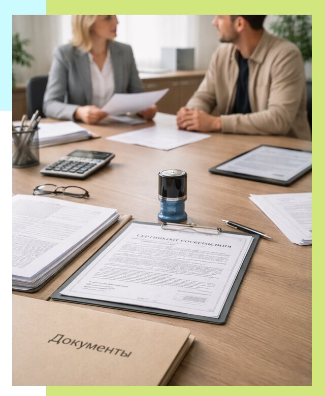 Сертификат соответствия на продукцию в Ельце от 15402 р.|Алешин-Елц