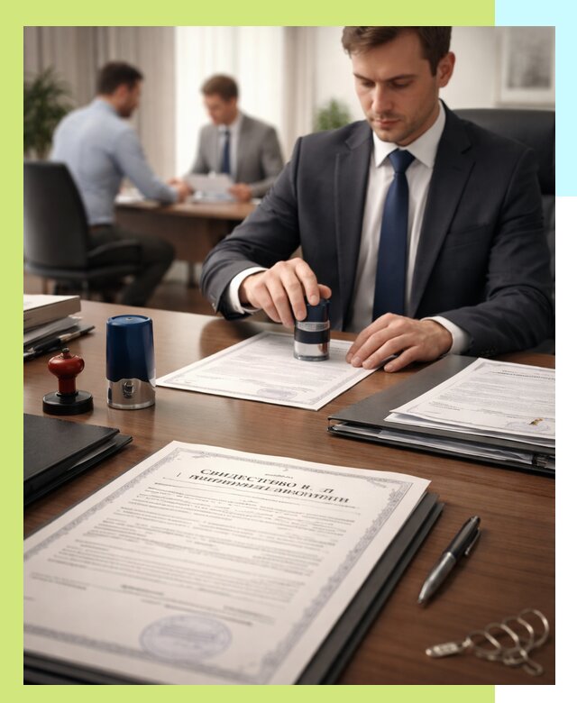 Оформление свидетельства о государственной регистрации в Ельце