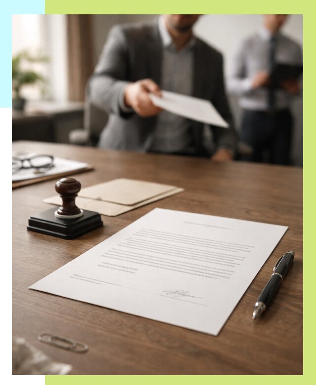 Отказное письмо по сертификации в Ельце от 3594 р. | Алешин-Елц