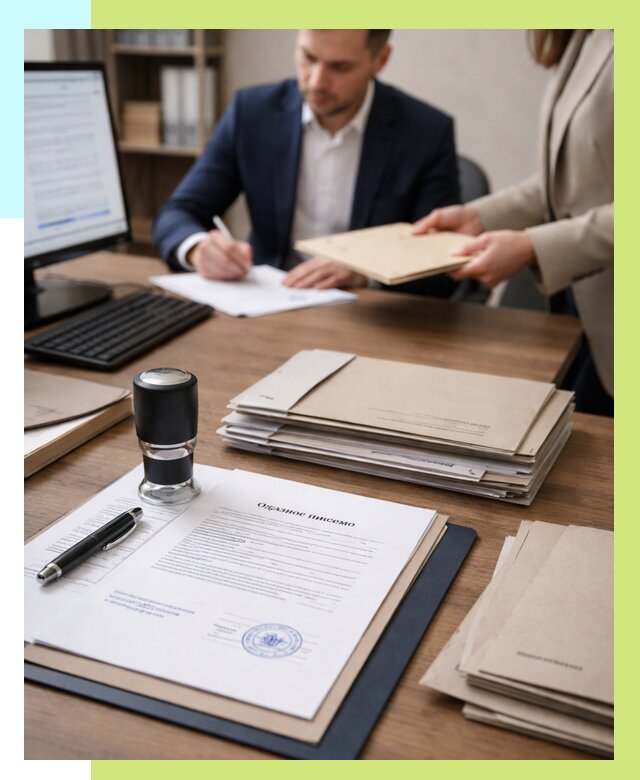 Отказное письмо для таможни в Ельце от 3080 р, Алешин-Елц