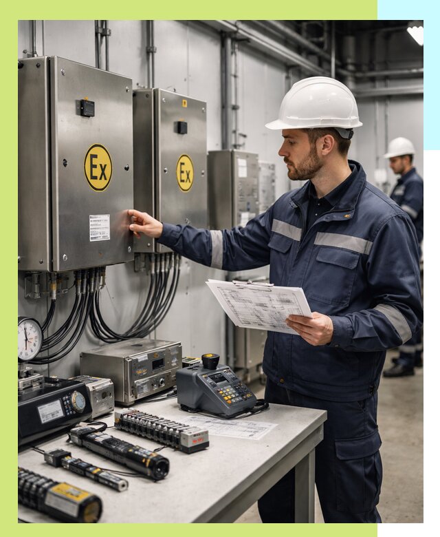 Сертификат взрывозащиты промышленного оборудования в Ельце