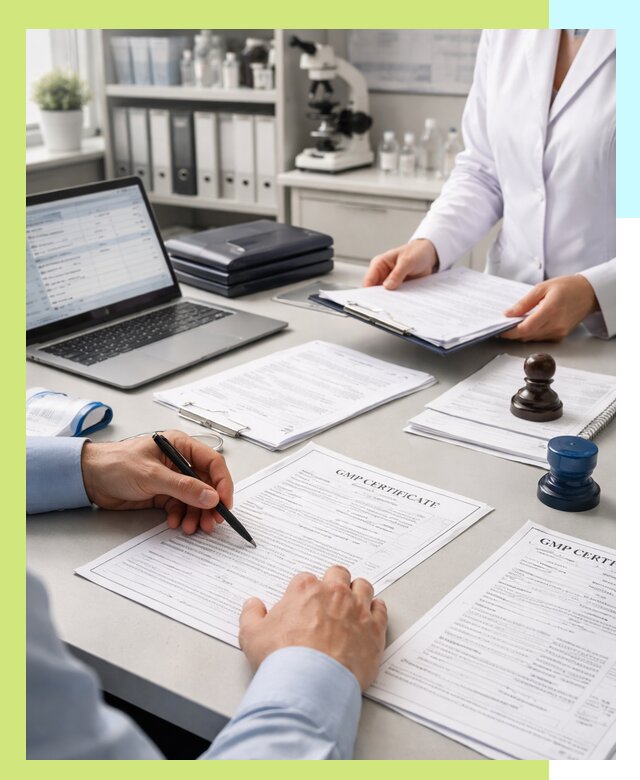 Оформление сертификата GMP в Ельце для фармпроизводства