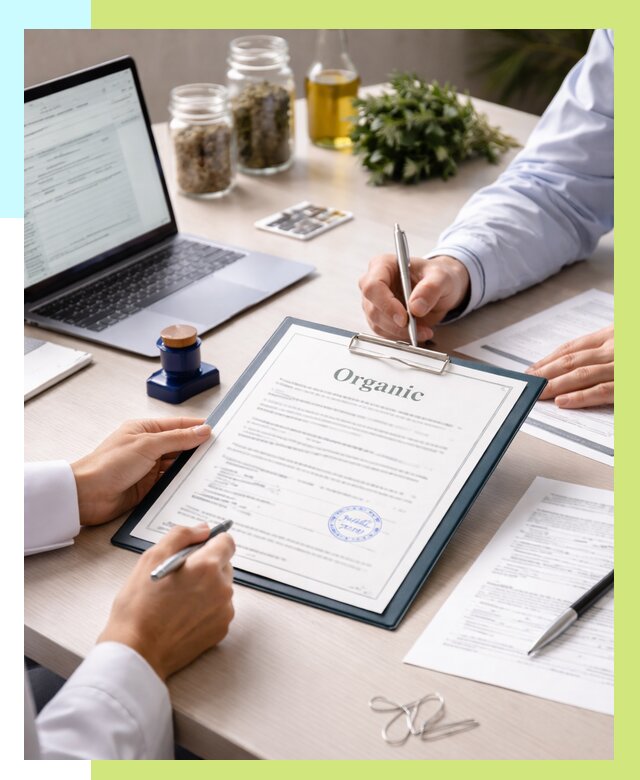 Оформление сертификат органик в Ельце от 30804 р. | Алешин-Елц