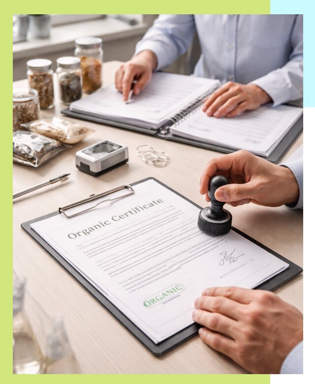 Получение органик сертификата для продукции в Ельце