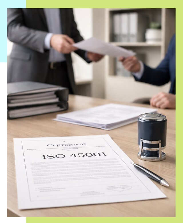 Сертификат ISO 45001 в Ельце под ключ от 46206 р. | Алешин-Елц