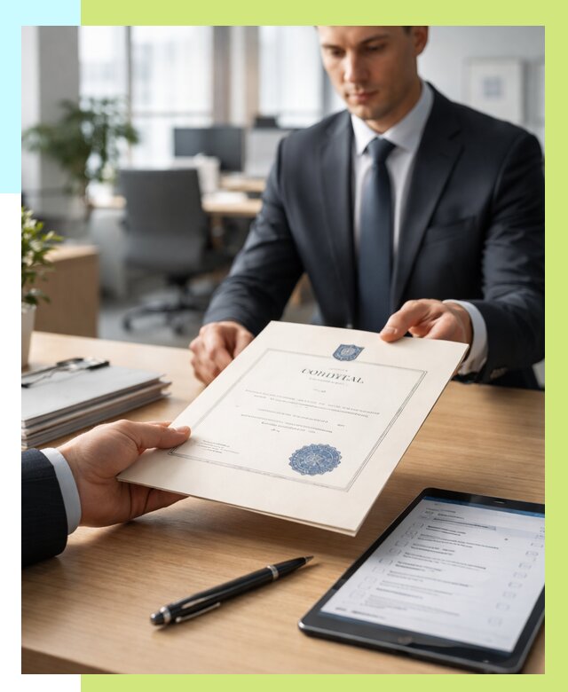 Сертификат ISO 30301 в Ельце от 35938 р. | Алешин-Елц - под ключ