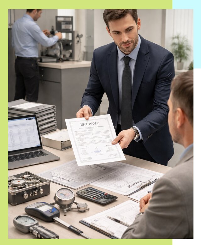 Выдача сертификата ISO 10012 по требованиям метрологии в Ельце