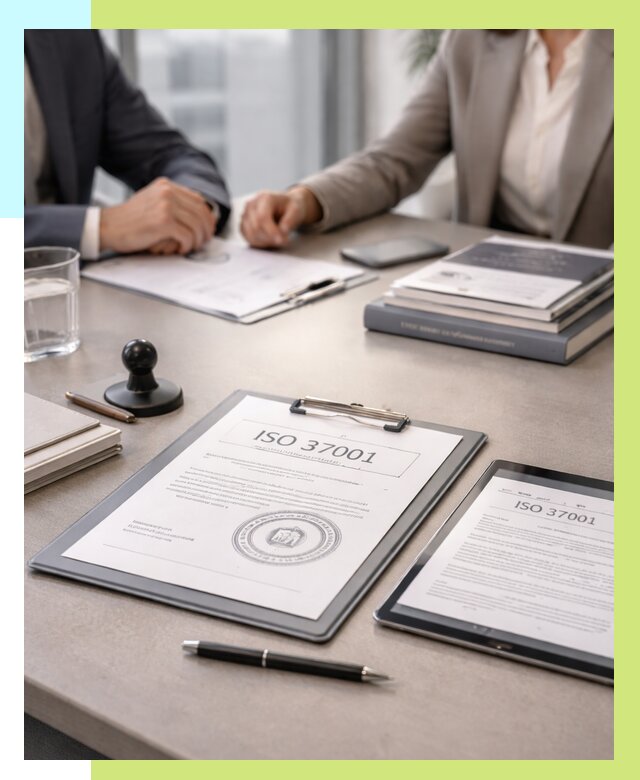 Сертификат ISO 37001 в Ельце оформить от 123216 р. Алешин-Елц