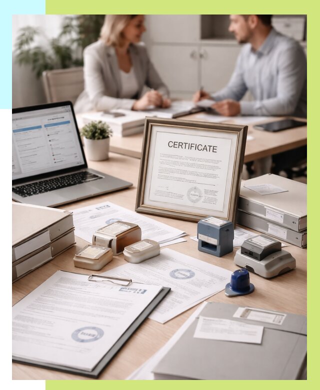 Сертификация компании в Ельце от 46206 р. | Алешин-Елц — заказ